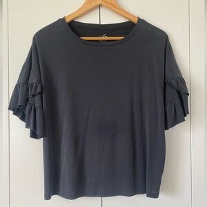 Alya Shirt with Ruffle Sleeves